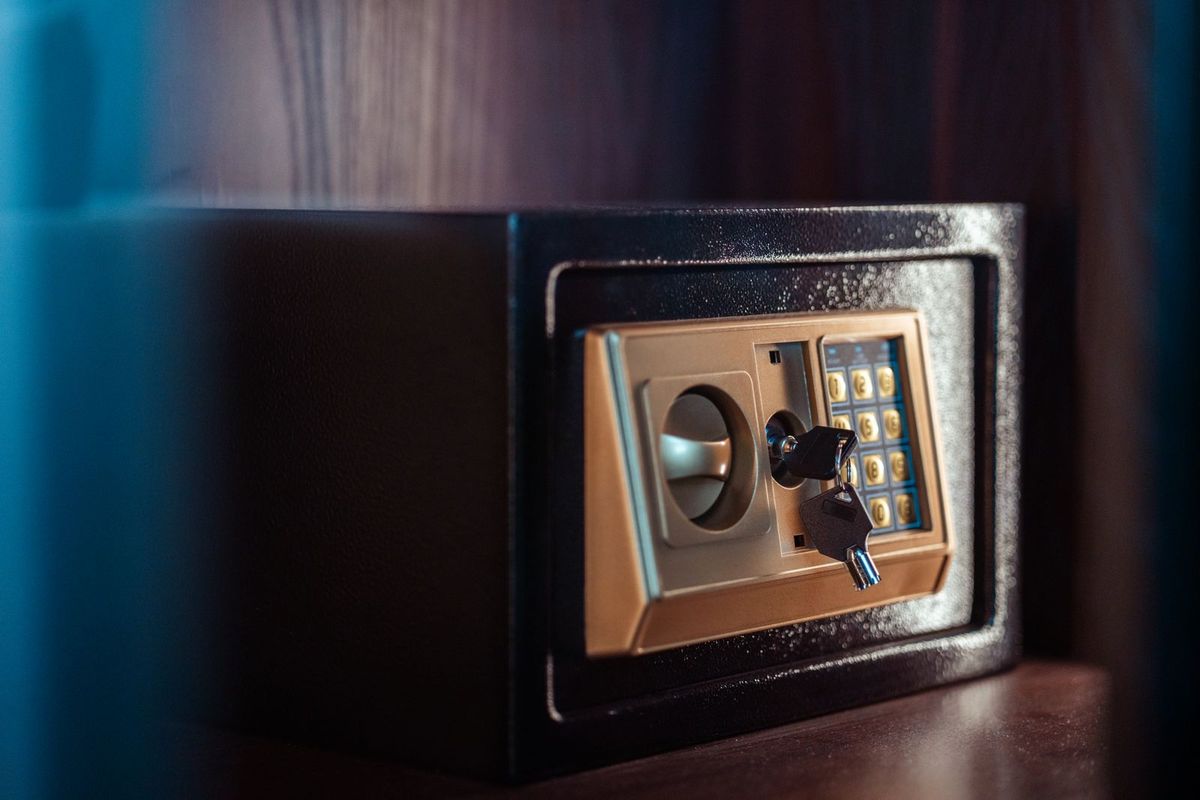 Fireproof document lockbox — gift for aging parents