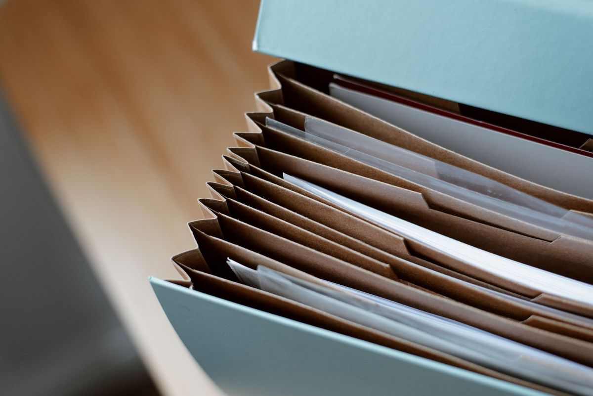 Expanding document file organizer — gift for aging parents