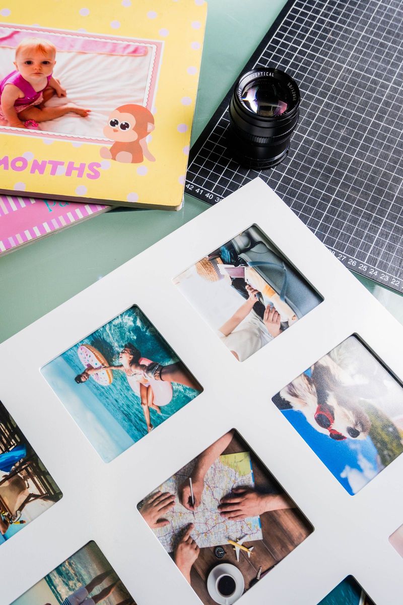 First-photo keepsake frame — gift for grandparents