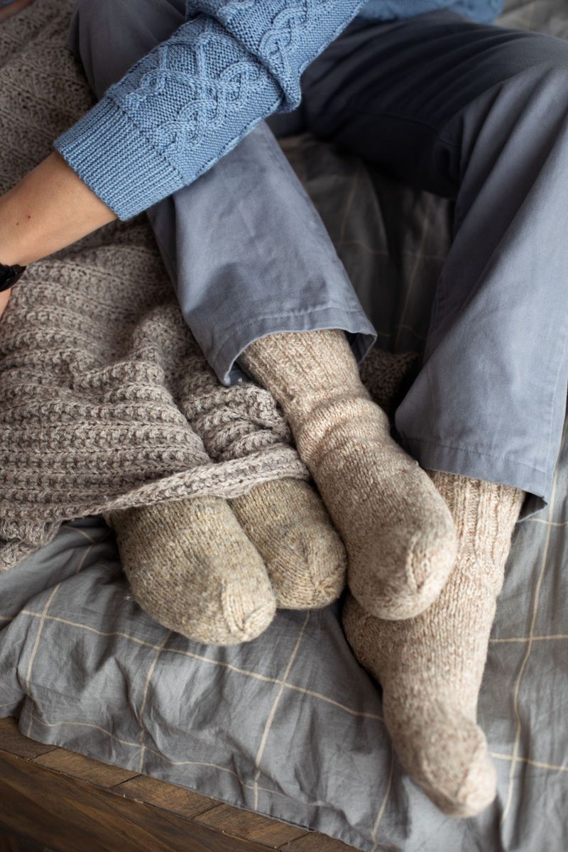 Cozy reading socks — gift idea for retirees