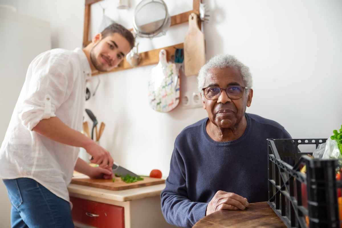 Long-handled reacher grabber — practical gift for seniors