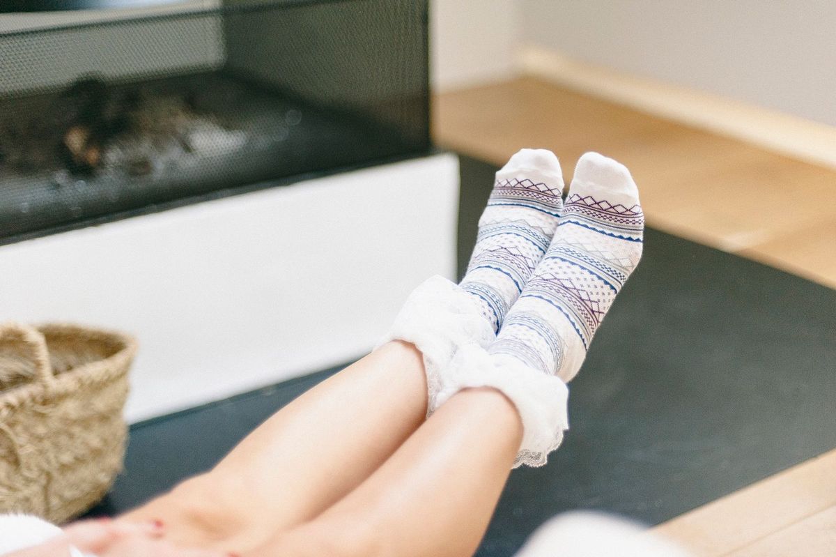 Cozy non-slip gripper socks — practical gift for seniors