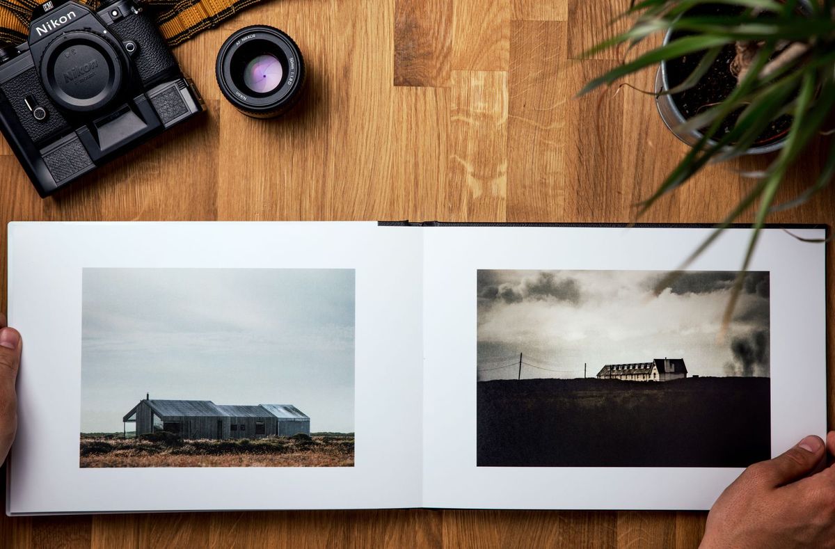 Custom photo book or framed print — retirement gift for men
