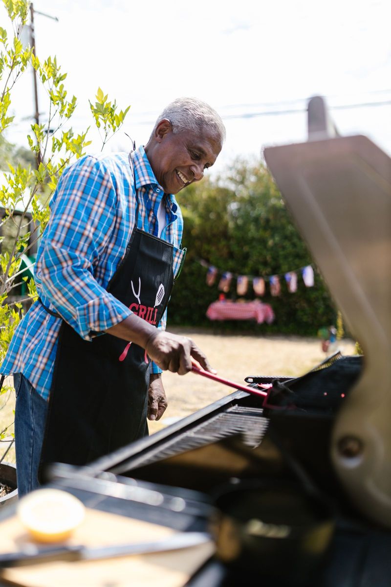 Funny grilling apron — retirement gift for men