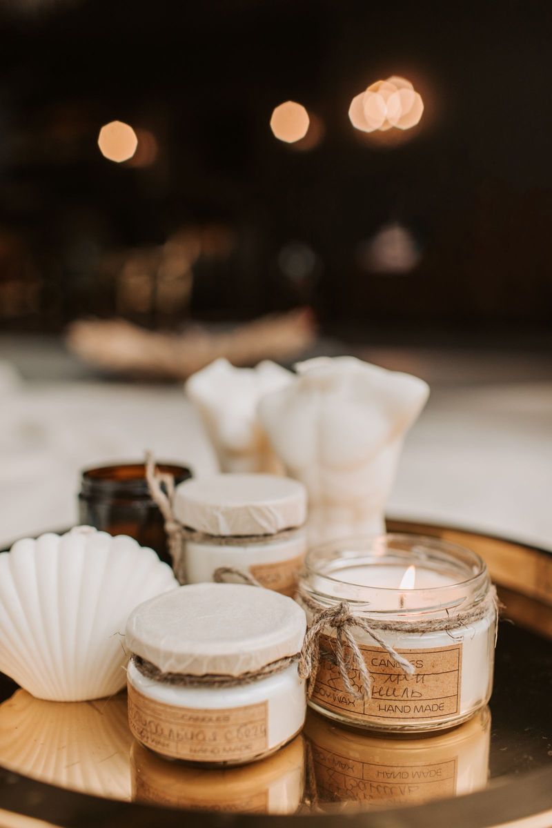 Hand-poured scented candle — retirement gift for women