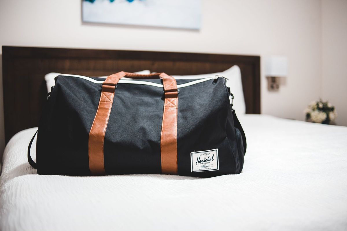 Stylish weekender travel bag — retirement gift for women