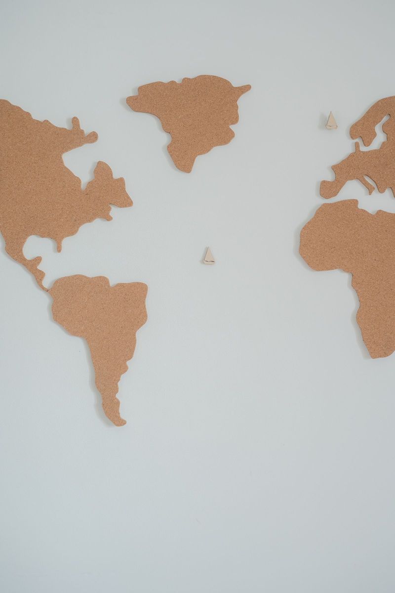 Scratch-off world travel map — travel gift for seniors