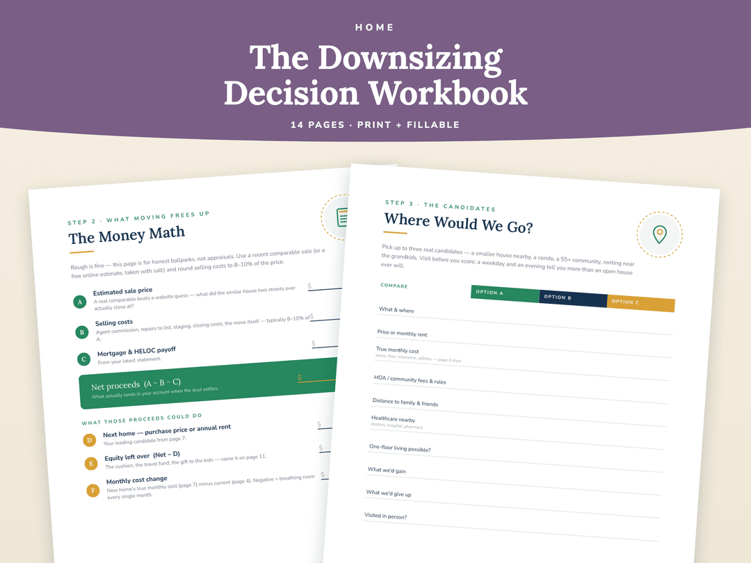 The Downsizing Decision Workbook