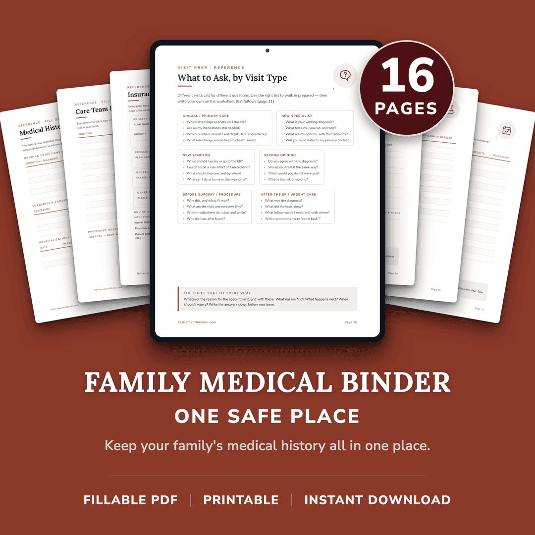 Family Medical Binder