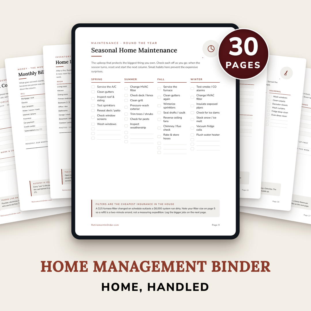 Home Management Binder