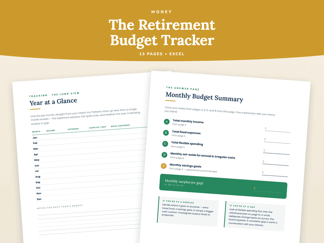 The Retirement Budget Tracker